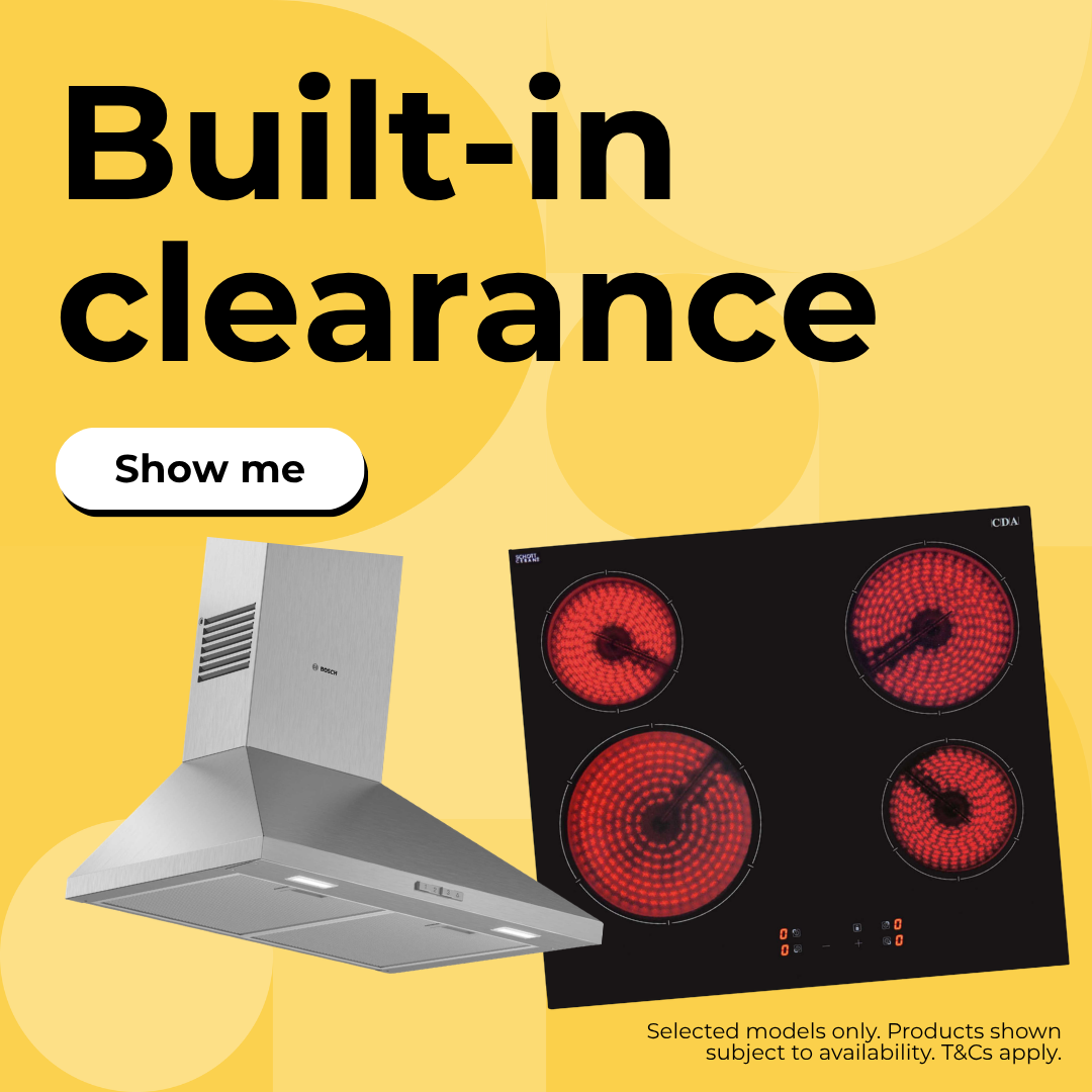 Built-in appliances clearance